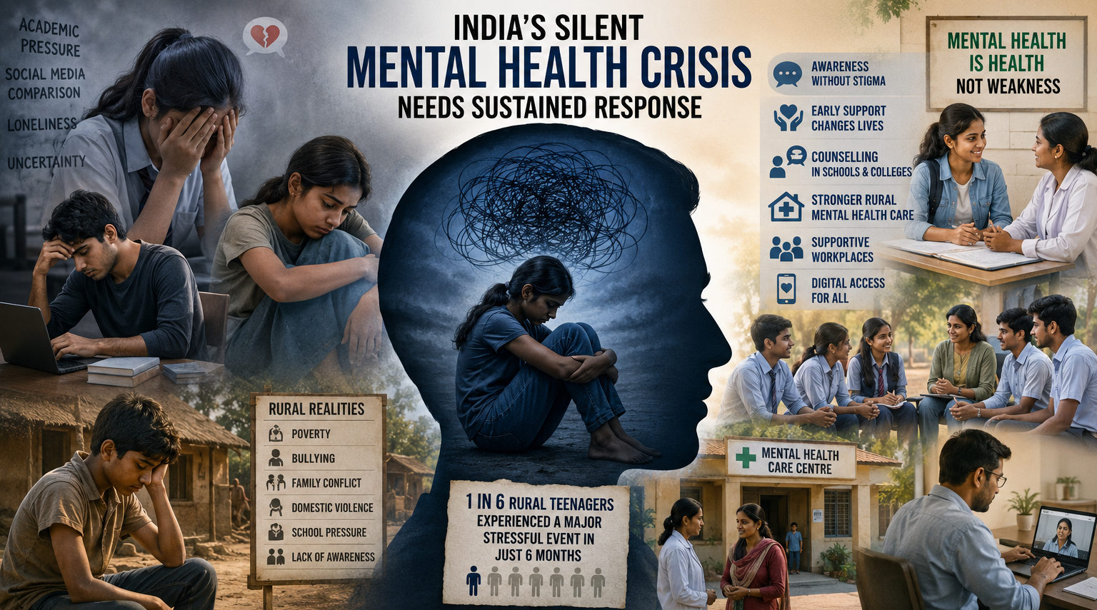 India: Mental Health Crisis Needs Sustained Response